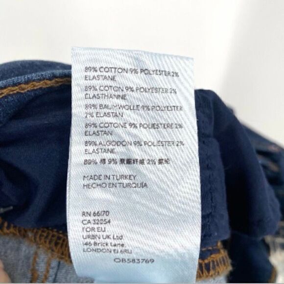 Free People Busted Knee High Waist Skinny Jeans Size 26 NWT - Picture 10 of 11